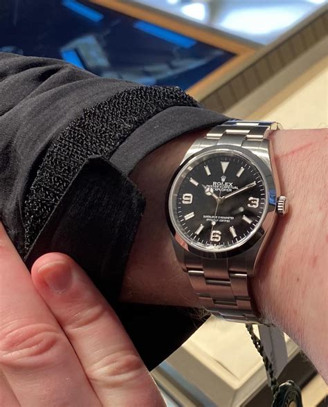 rolex explorer 124270 on wrist|Rolex explorer 124270 for sale.